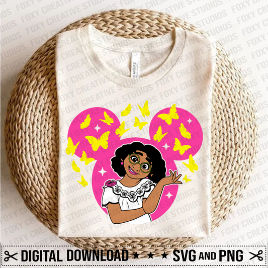 Butterflies svg, Isabela svg, Mirabel Madrigal svg, Digital Download, family svg, bruno svg, sisters svg, Best friends svg