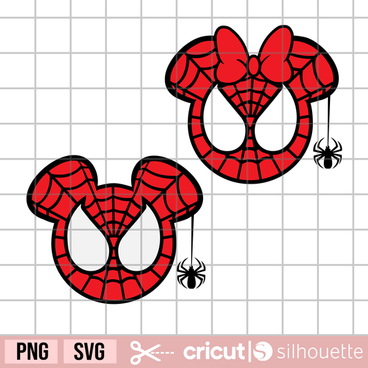 Spider svg, Spider Mouse svg, Mouse head svg, Digital Download, crime fighters svg, spider web svg, superpowers svg